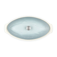 34 cm - Le Creuset Tradition Pesciera Ovale Con Coperchio In Gres Vetrificato
