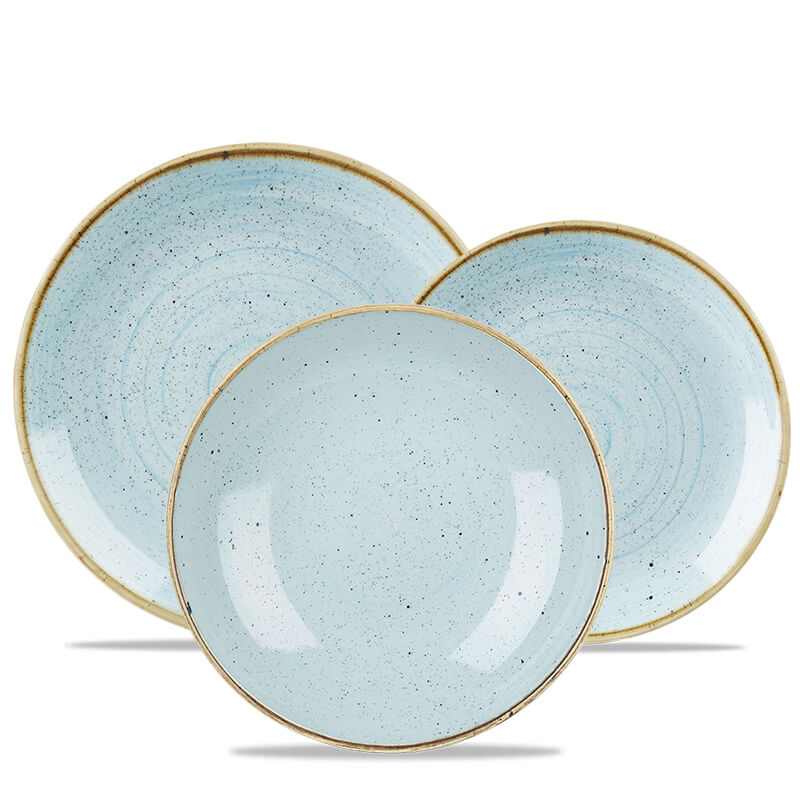Churchill Stonecast Servizio Piatti In Porcellana Vetrificata Set 12 Pz