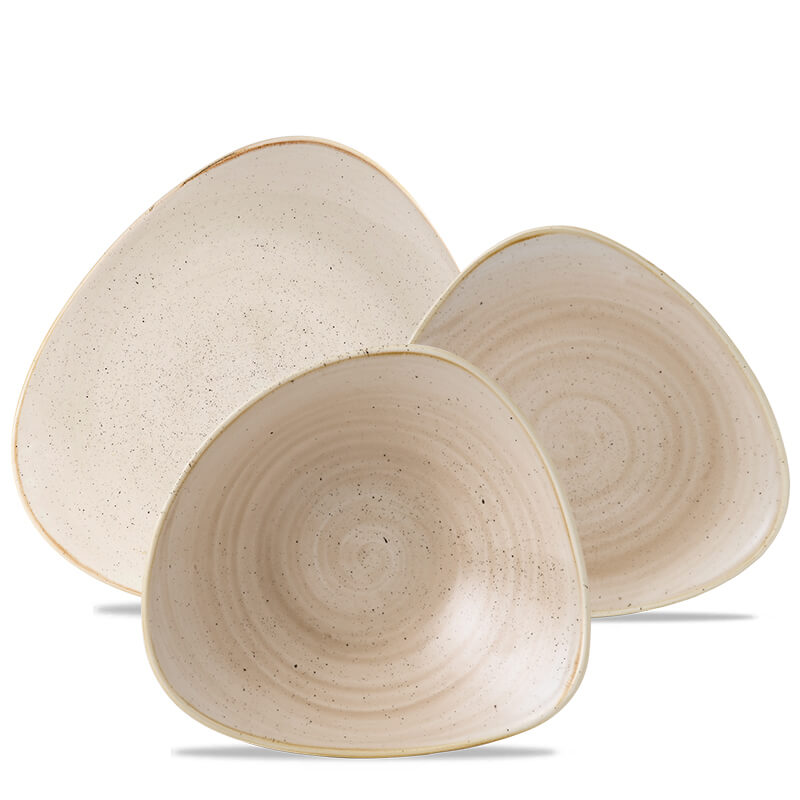 Churchill Stonecast Servizio Piatti Triangolare In Porcellana Vetrificata Set 12 Pz