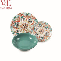 Villa D Este Sharm Servizio Piatti In Gres Porcellanato Set 18 Pz