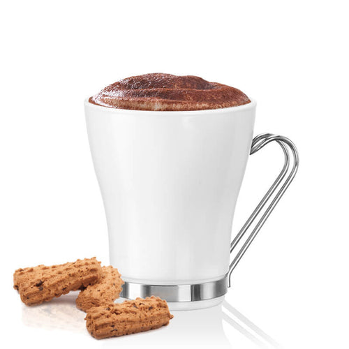 23 5 Cl Bormioli Rocco Aromateca Tazza Cappuccino In Vetro Set 4 Pezzi