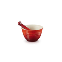 30 cl - Le Creuset Mortaio Con Pestello In Gres Vetrificato