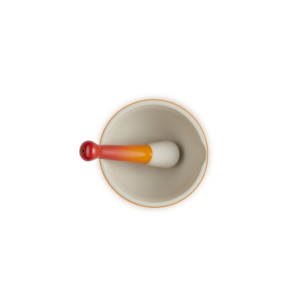 30 cl - Le Creuset Mortaio Con Pestello In Gres Vetrificato