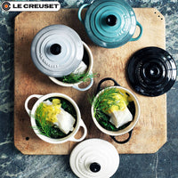 10 Cm Le Creuset Mini Cocotte Casseruola Rotonda In Gres Vetrificato