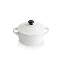 10 Cm Le Creuset Mini Cocotte Casseruola Rotonda In Gres Vetrificato