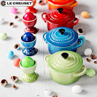10 Cm Le Creuset Mini Cocotte Casseruola Rotonda In Gres Vetrificato