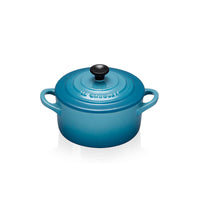 10 Cm Le Creuset Mini Cocotte Casseruola Rotonda In Gres Vetrificato