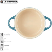 10 Cm Le Creuset Mini Cocotte Casseruola Rotonda In Gres Vetrificato