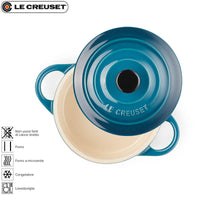 10 Cm Le Creuset Mini Cocotte Casseruola Rotonda In Gres Vetrificato