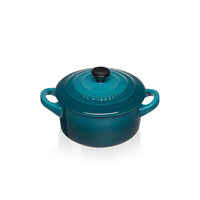 10 Cm Le Creuset Mini Cocotte Casseruola Rotonda In Gres Vetrificato