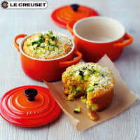 10 Cm Le Creuset Mini Cocotte Casseruola Rotonda In Gres Vetrificato