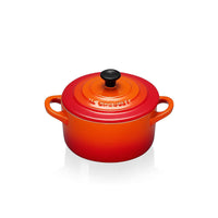 10 Cm Le Creuset Mini Cocotte Casseruola Rotonda In Gres Vetrificato