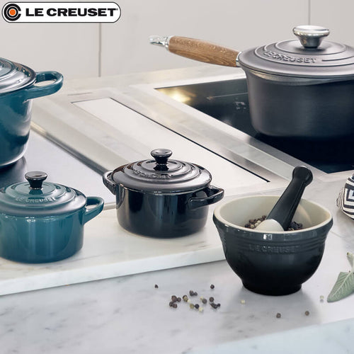 10 Cm Le Creuset Mini Cocotte Casseruola Rotonda In Gres Vetrificato