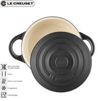 10 Cm Le Creuset Mini Cocotte Casseruola Rotonda In Gres Vetrificato
