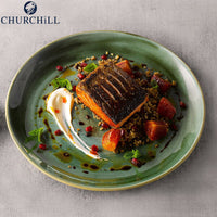 21 7 Cm Churchill Stonecast Piatto Frutta Dessert Rotondo In Porcellana Vetrificata