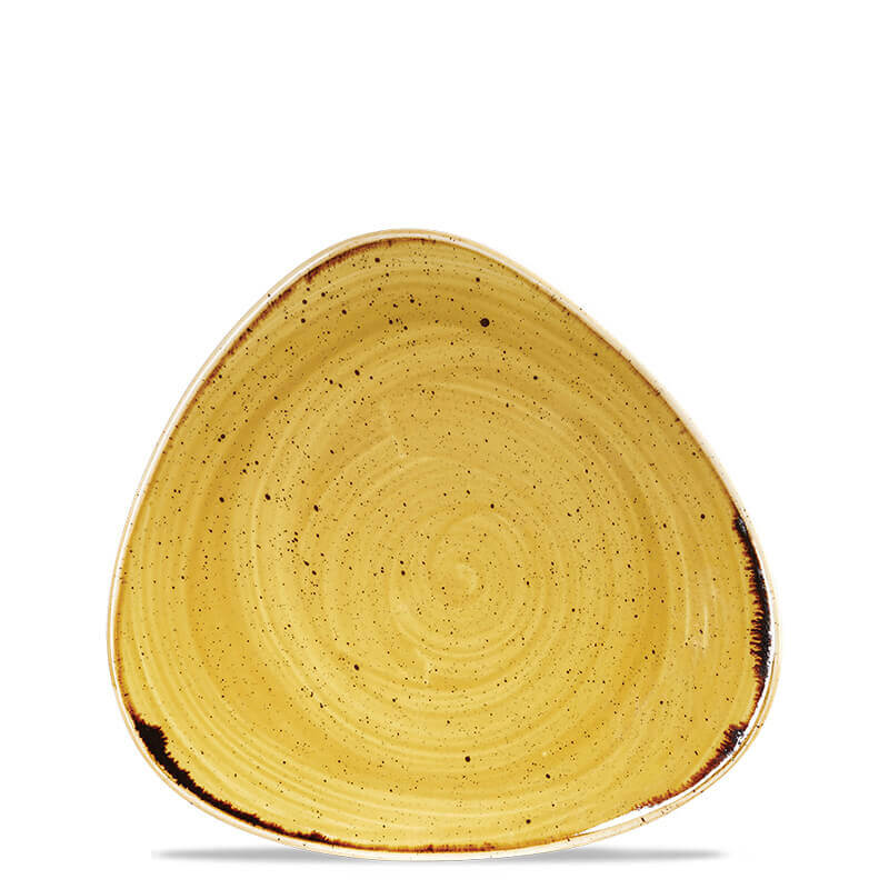 22 9 Cm Churchill Stonecast Piatto Piano Triangolare In Porcellana Vetrificata