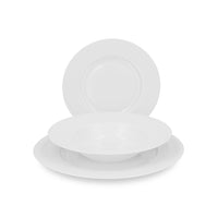 H&H Altea Servizio Piatti In Porcellana - Set 18 Pz