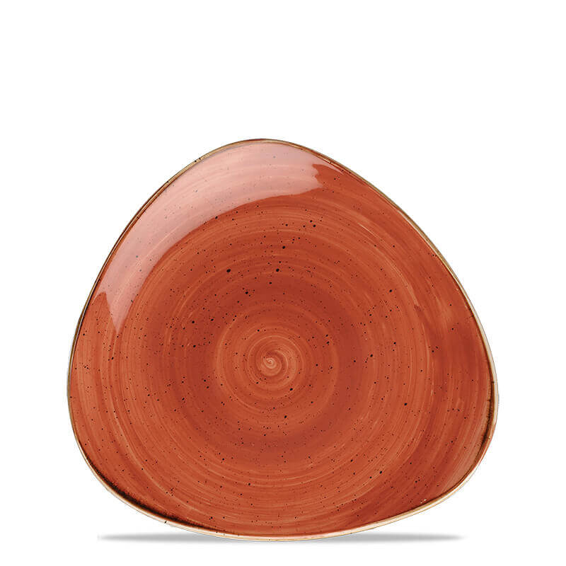22 9 Cm Churchill Stonecast Piatto Piano Triangolare In Porcellana Vetrificata