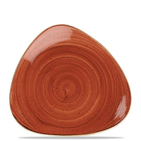 31 Cm Churchill Stonecast Piatto Piano Triangolare In Porcellana Vetrificata