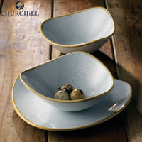 18 5X18 5 Cm Churchill Stonecast Piatto Fondo Triangolare In Porcellana Vetrificata