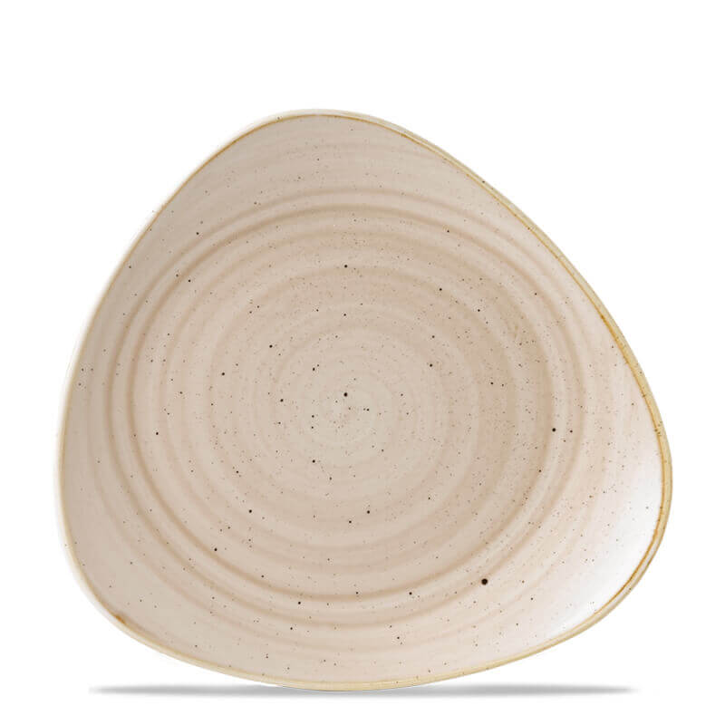 31 Cm Churchill Stonecast Piatto Piano Triangolare In Porcellana Vetrificata
