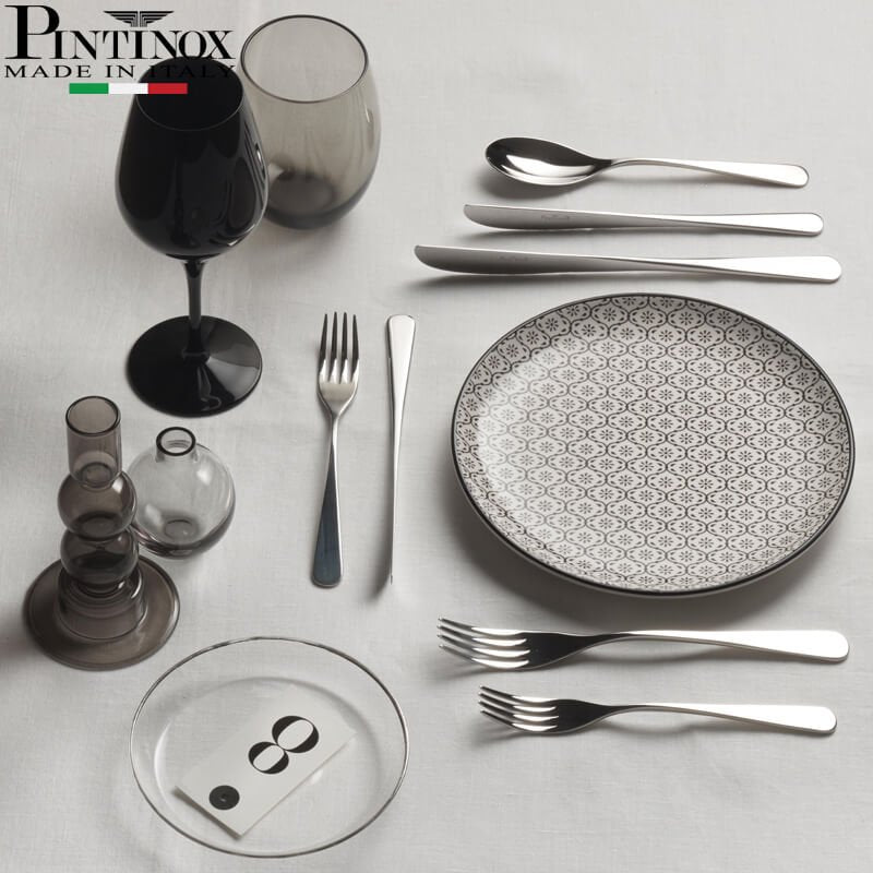 Pintinox Audrey Coltello Tavola In Acciaio Inox Set 12 Pz