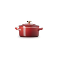 10 cm - Le Creuset Mini Cocotte Con Pomolo Cuore In Gres Vetrificato