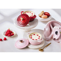 10 cm - Le Creuset Mini Cocotte Con Pomolo Cuore In Gres Vetrificato