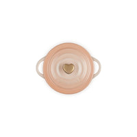 10 cm - Le Creuset Mini Cocotte Con Pomolo Cuore In Gres Vetrificato