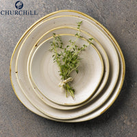 16 5 Cm Churchill Stonecast Piatto Pane Rotondo In Porcellana Vetrificata