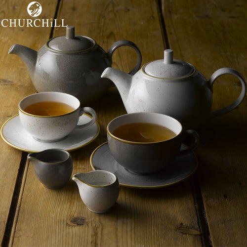 15 6 Cm Churchill Stonecast Piattino Tazza Cappuccino Rotondo In Porcellana