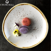 21 7 Cm Churchill Stonecast Piatto Frutta Dessert Rotondo In Porcellana Vetrificata