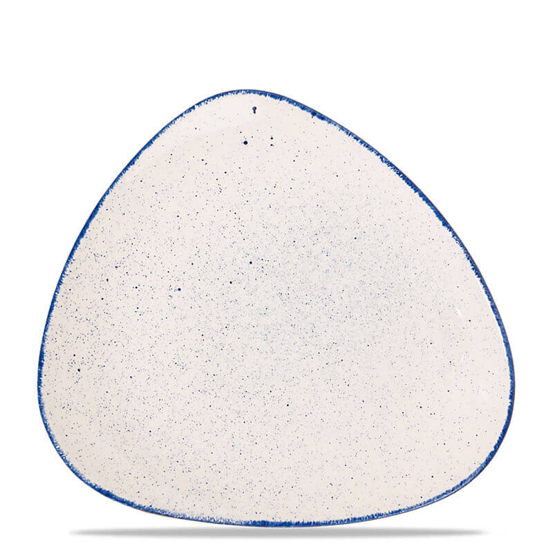 31 Cm Churchill Stonecast Piatto Piano Triangolare In Porcellana Vetrificata