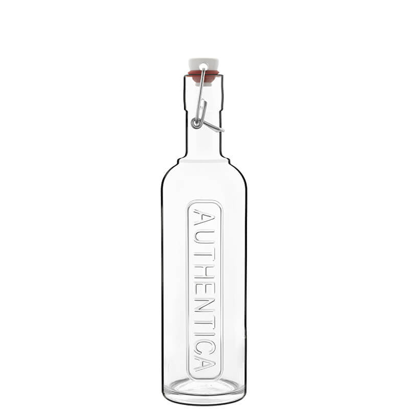 50 Cl Bormioli Luigi Optima Autentica Bottiglia Con Tappo Ermetico In Vetro