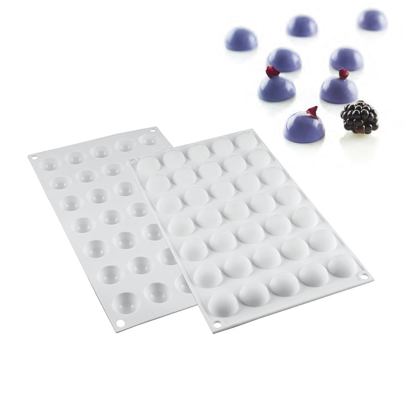 35 Forme Silikomart Micro Dome Stampo Semisfera In Silicone