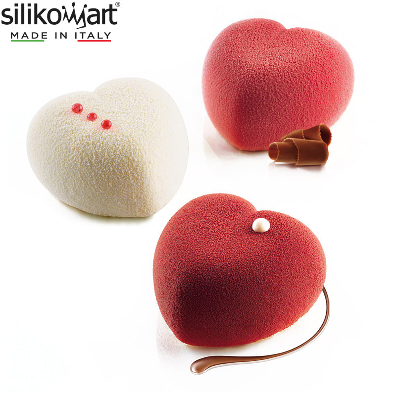 8 Forme Silikomart Mini Amorini Stampo Cuori In Silicone