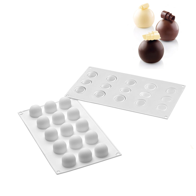 15 Forme Silikomart Mini Truffles Stampo Tartufo In Silicone