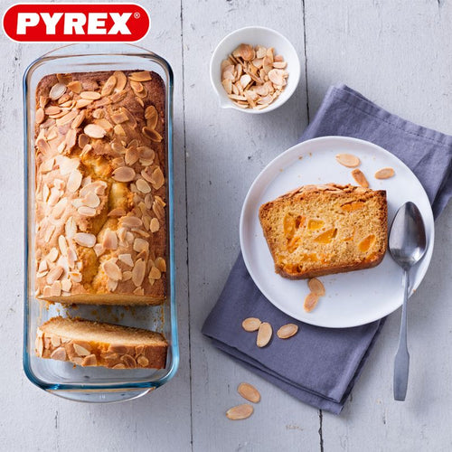 31S12 Cm Pyrex Bake And Enjoy Stampo Plum Cake Rettangolare In Vetro Borosilicato