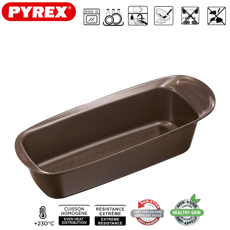 26X10 Cm Pyrex Asimetria Stampo Plum Cake Rettangolare Antiaderente