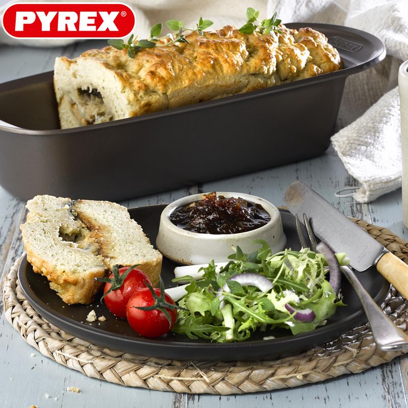 26X10 Cm Pyrex Asimetria Stampo Plum Cake Rettangolare Antiaderente