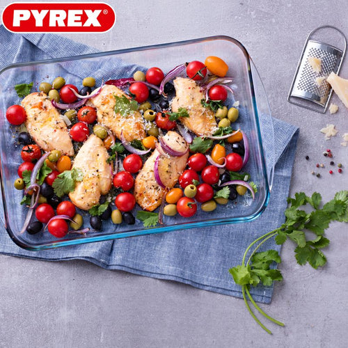 Pyrex Essentials Teglia Per Lasagna Rettangolare In Vetro Borosilicato