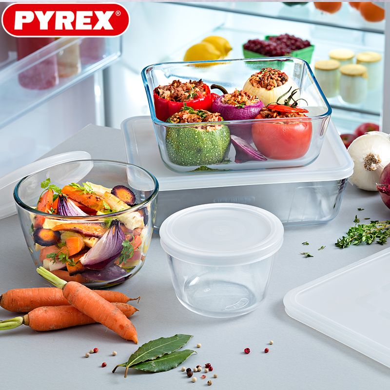 Pyrex Cook And Freeze Contenitore Per Alimentirettangolare In Vetro Borosilicato