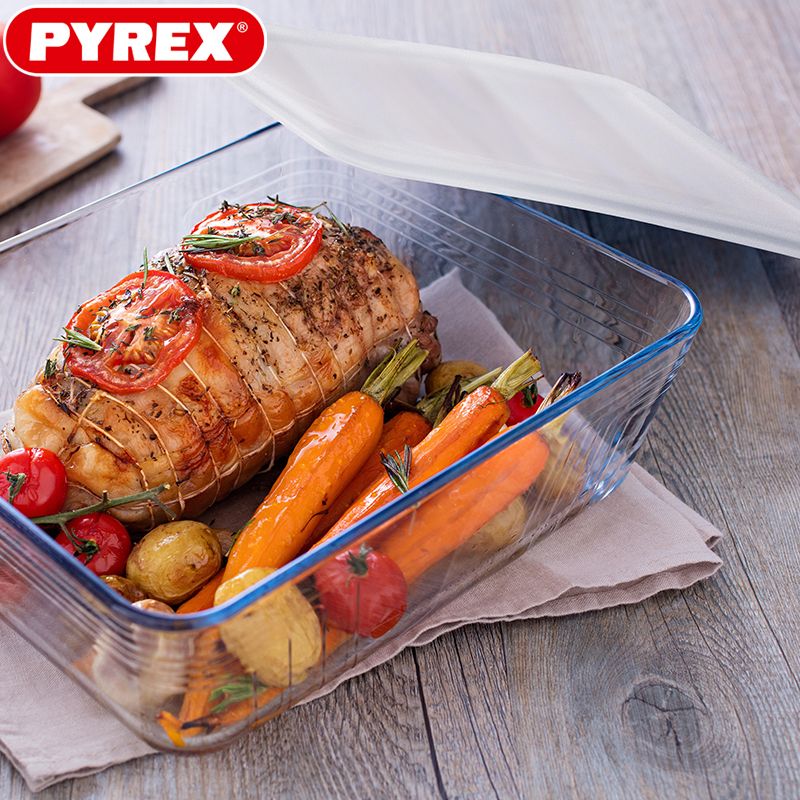 Pyrex Cook And Freeze Contenitore Per Alimentirettangolare In Vetro Borosilicato