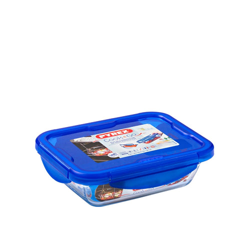Pyrex Cook And Go Contenitore Per Alimenti Ermetico Rettangolare In Vetro Borosilicato