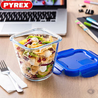 Pyrex Cook And Go Contenitore Per Alimenti Ermetico Rotondo In Vetro Borosilicato