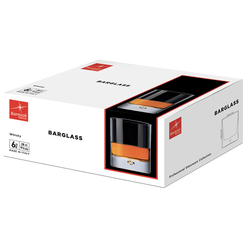 28 Cl Bormioli Rocco Barglass Bicchiere Whisky In Vetro Set 6 Pezzi