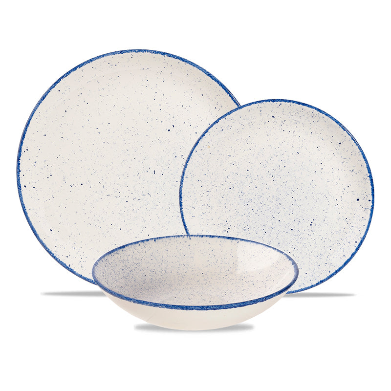 Churchill Stonecast Servizio Piatti In Porcellana Vetrificata Set 12 Pz
