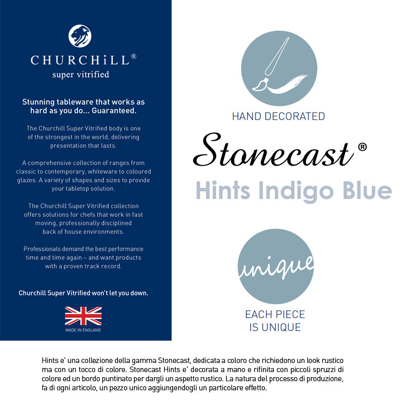 Churchill Stonecast Servizio Piatti Triangolare In Porcellana Vetrificata Set 12 Pz