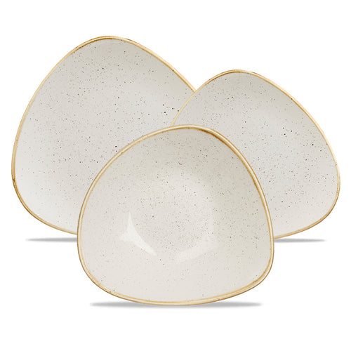 Churchill Stonecast Servizio Piatti Triangolare In Porcellana Vetrificata Set 12 Pz