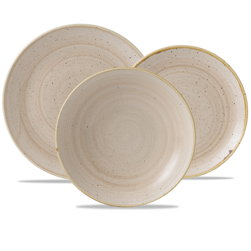 Churchill Stonecast Servizio Piatti In Porcellana Vetrificata Set 12 Pz